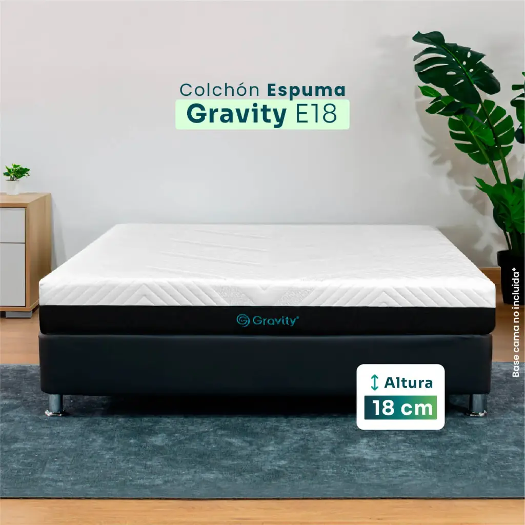 Colchón de Espuma Gravity E18