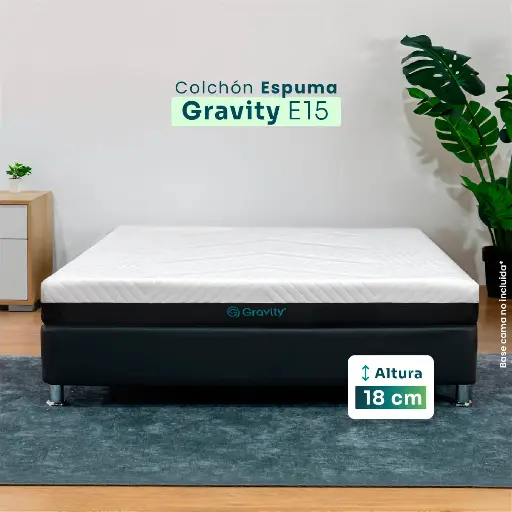 Colchón de Espuma Gravity E15